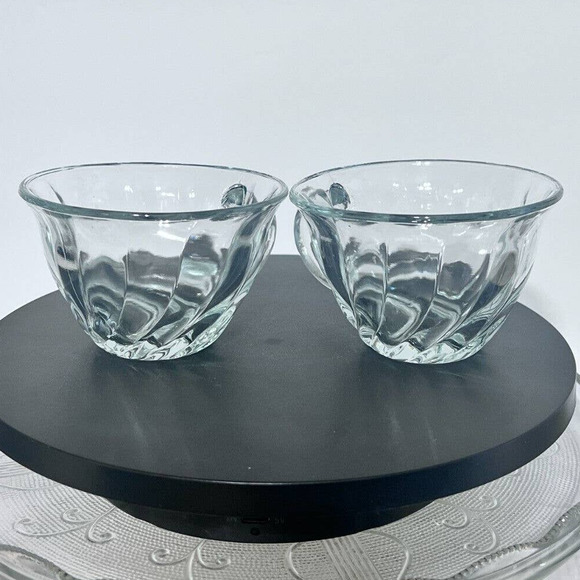 Vintage Anchor Hocking Victoria Swirl Design Punch Cups - Picture 2 of 8